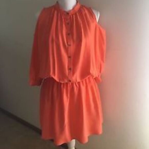 NWT! Nicole Miller Artelier Cold Shoulder Dress - Picture 2 of 5